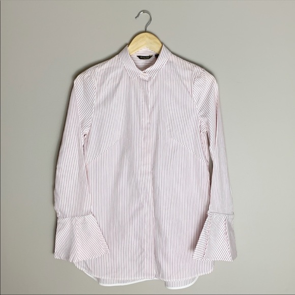 Massimo Dutti Blouse with flare sleeves - Picture 1 of 7